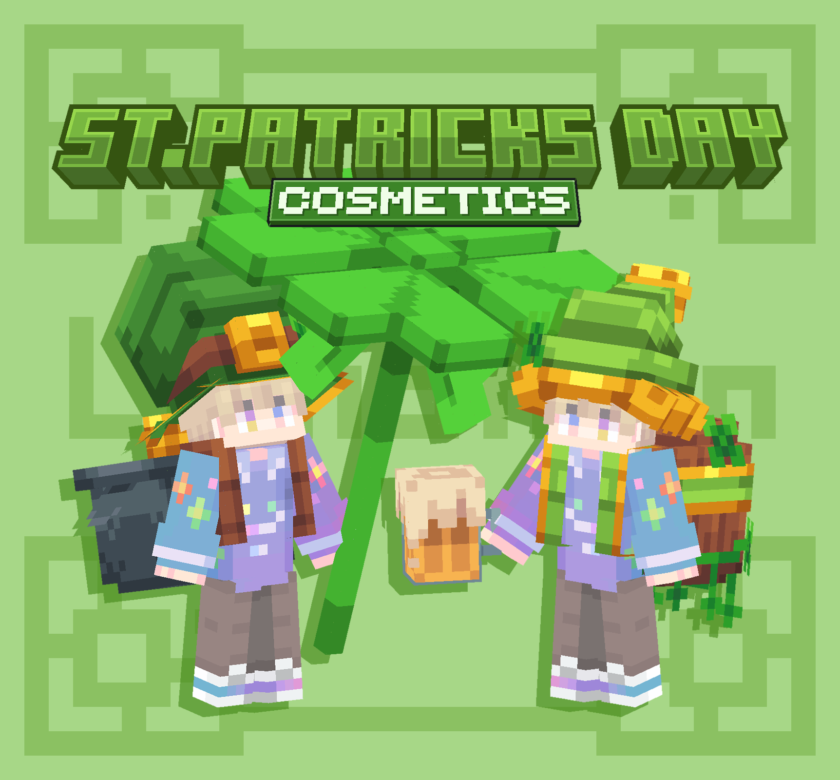 St.Patrick's Day Cosmetics【Dyeable】 preview image