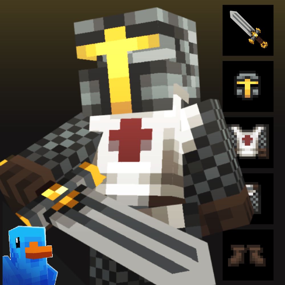 FischVogels Crusader Knight Armor + Weapon preview image