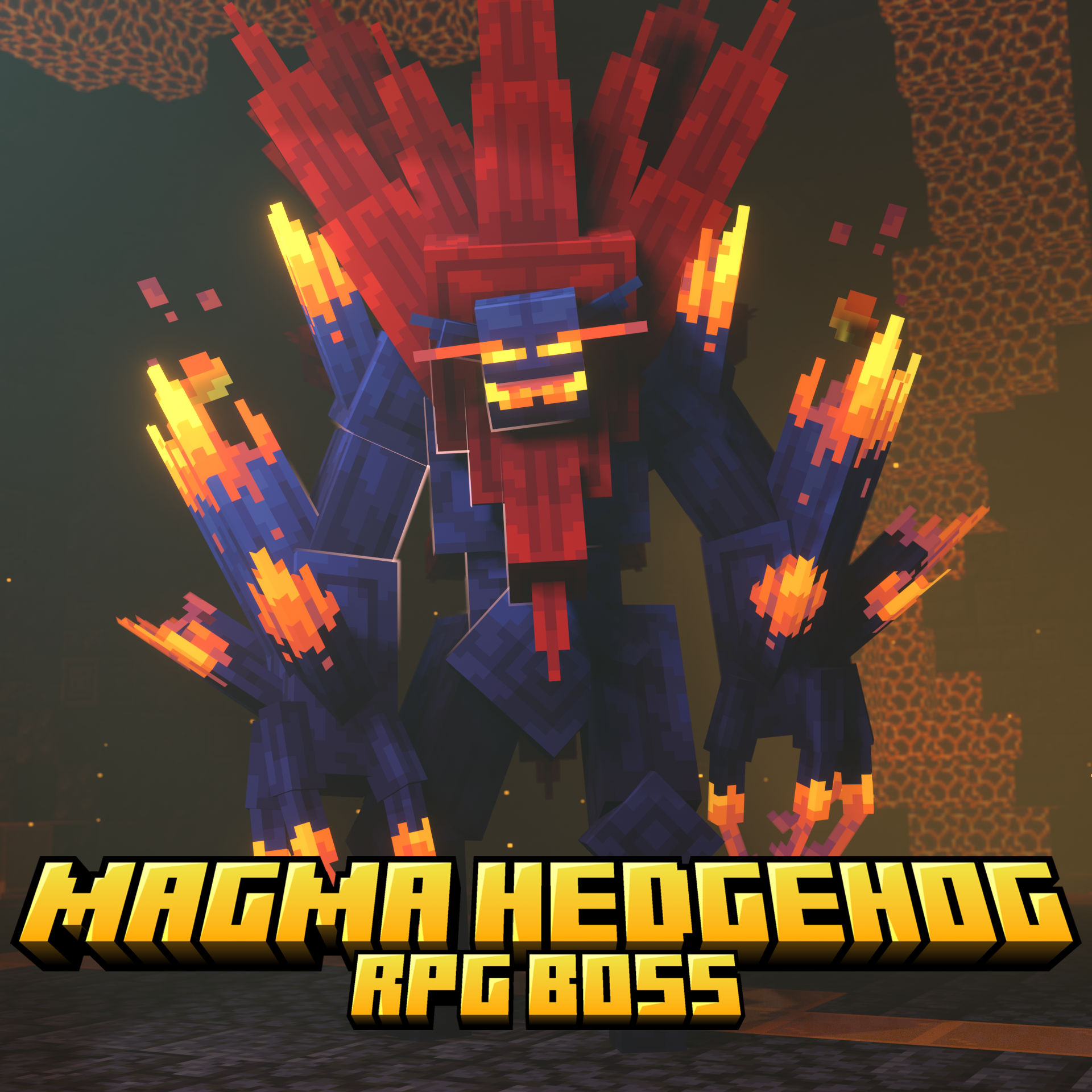 Magma Hedgehog | RPG Boss preview image