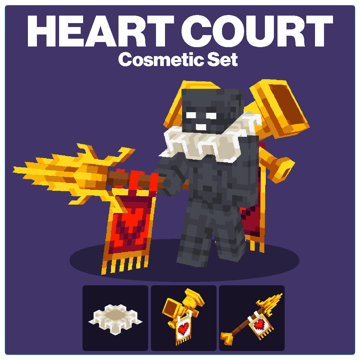 Heart Court Cosmetic Set (1.21.11+) preview image