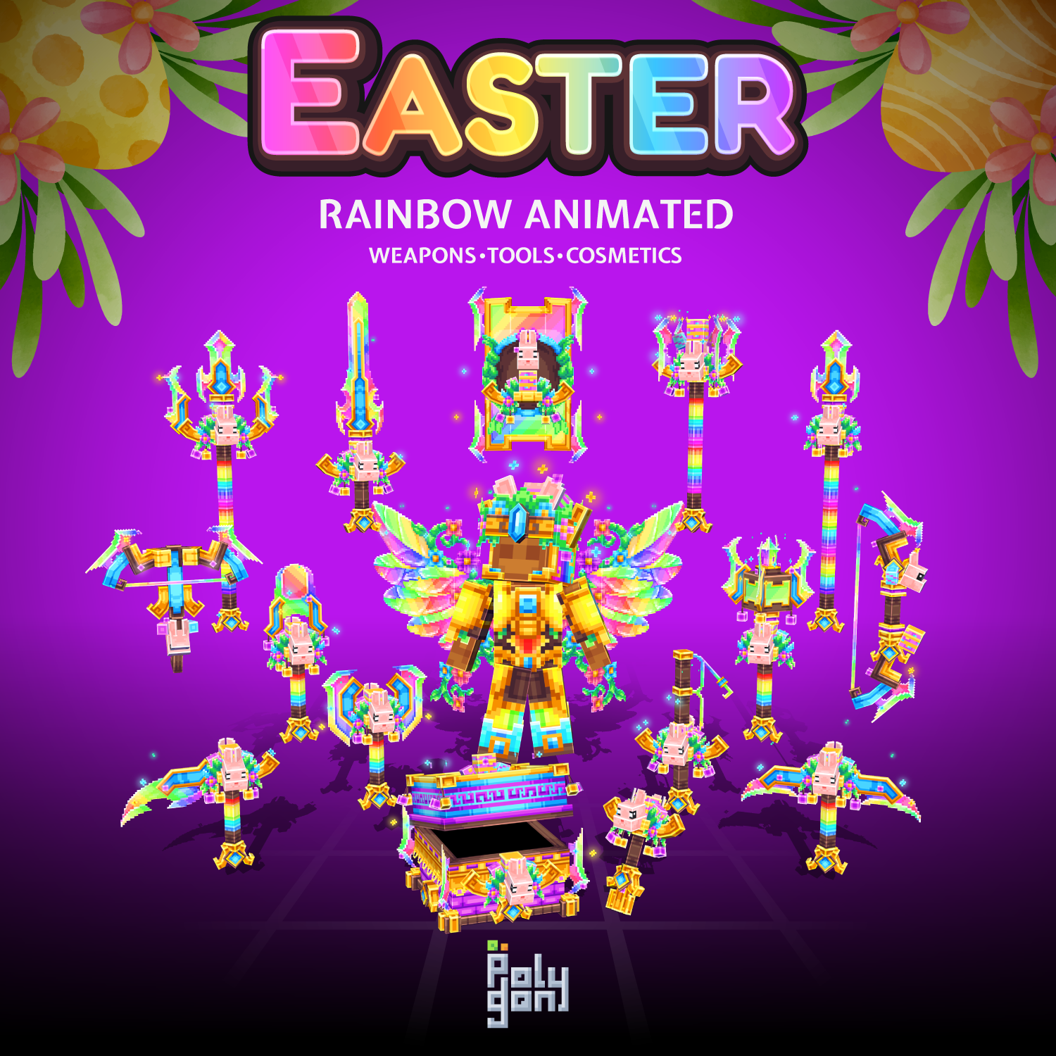 Easter Animated Weapons and Tools Set (64x) preview image