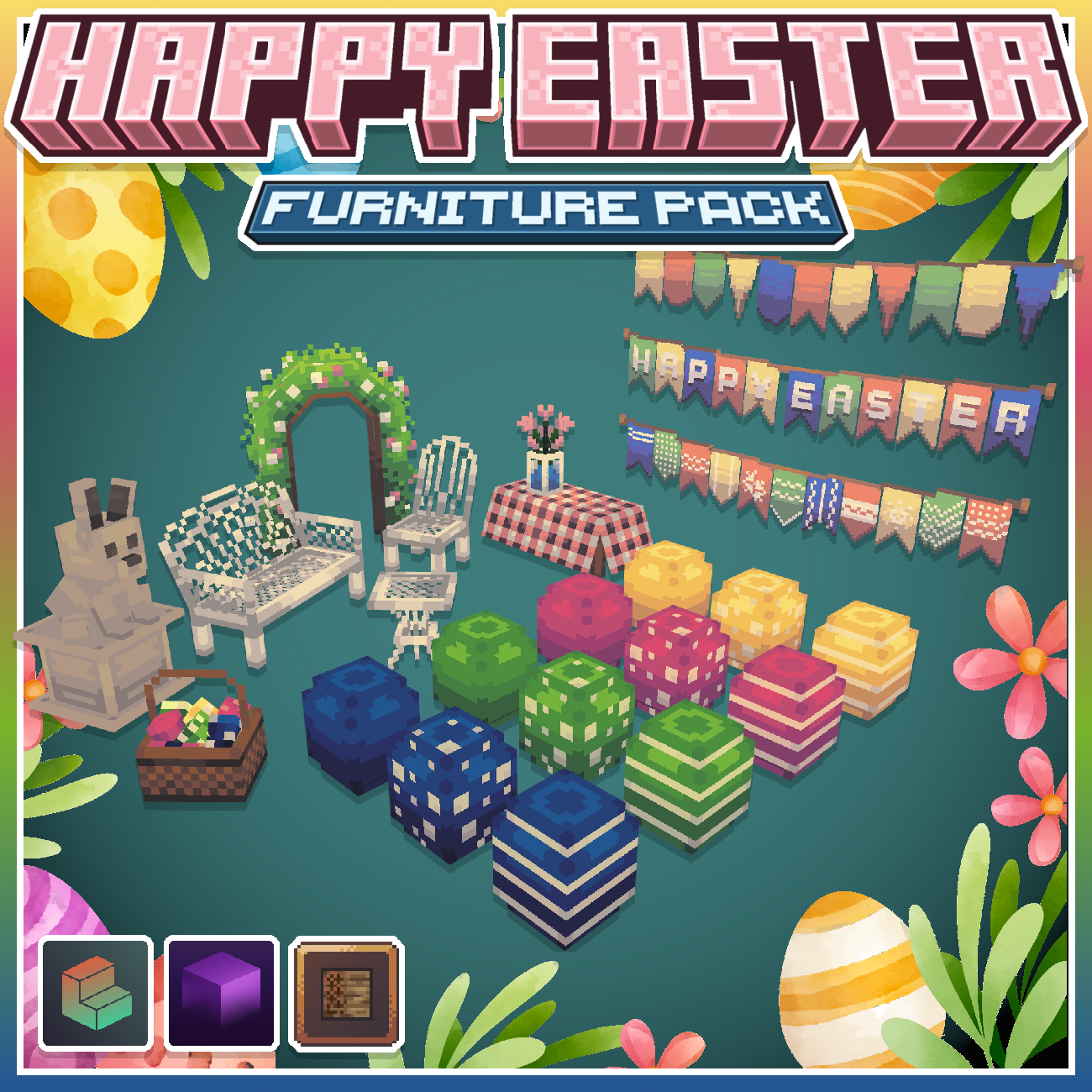Happy Easter Furniture Pack preview image