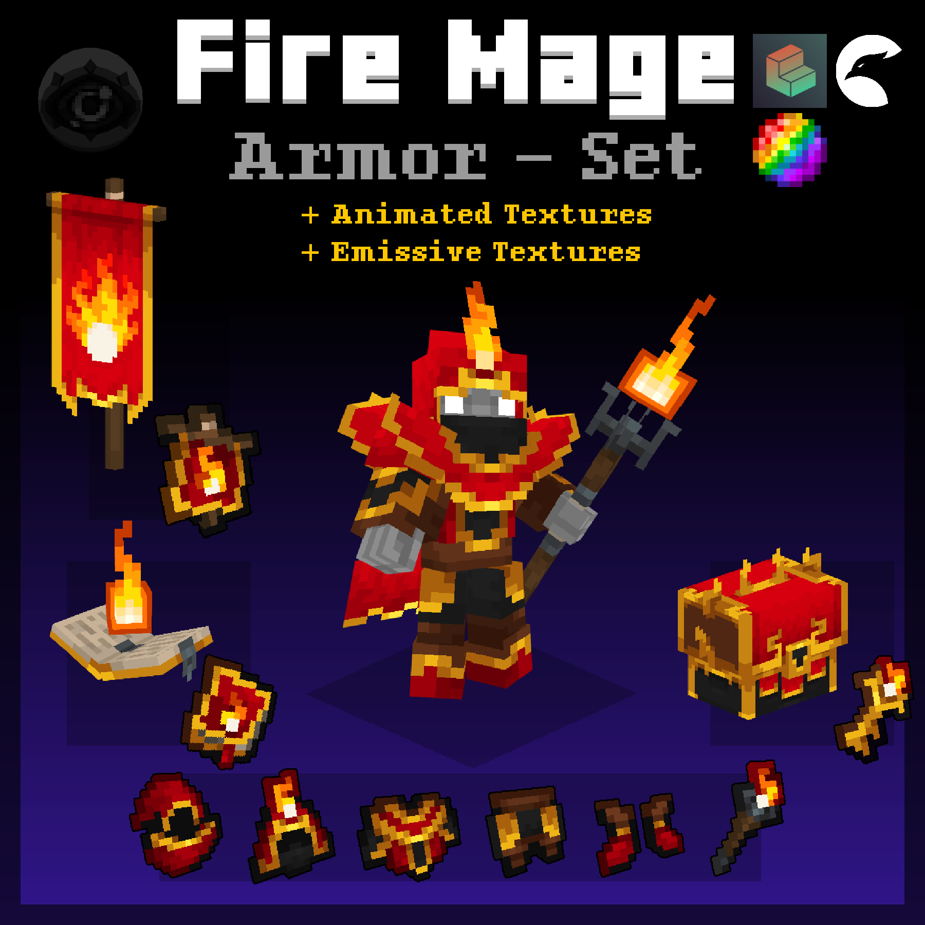 Fire mage set preview image