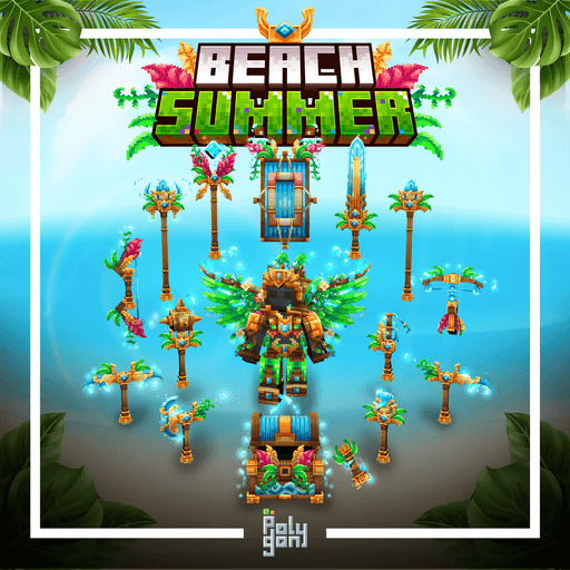 Beach Summer Animated Weapons and Tools Set (64x) preview image