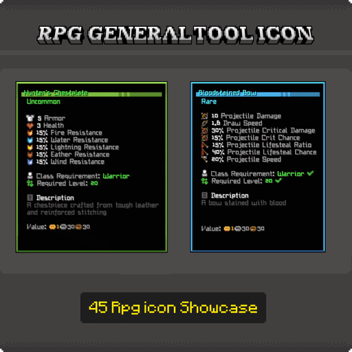 General Equipment Tooltip Icons Vol.2 preview image